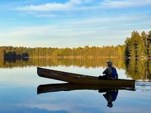 Canoe portage, Killarney Provincial Park