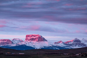 Chief Mountain (Blackfoot -Ninaistako), located in Montana