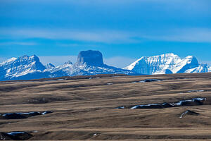 Chief Mountain (Blackfoot -Ninaistako), located in Montana