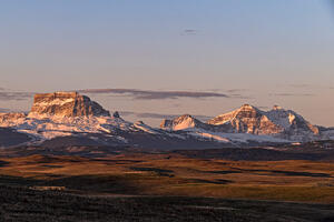 Chief Mountain (Blackfoot -Ninaistako), located in Montana