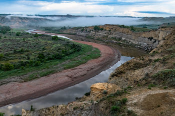 Theodore Roosevelt National Park, south unit, Wind Canyon, Little Missouri River