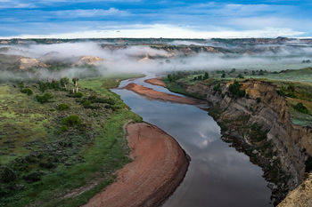 Theodore Roosevelt National Park, south unit, Wind Canyon, Little Missouri River