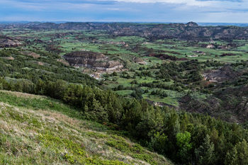 Theodore Roosevelt National Park, south unit, Wind Canyon, Little Missouri River