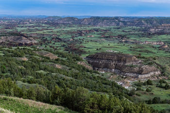 Theodore Roosevelt National Park, south unit, Wind Canyon, Little Missouri River