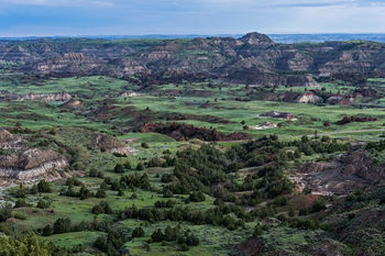 Theodore Roosevelt National Park, south unit, Wind Canyon, Little Missouri River