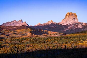 Chief Mountain (Blackfoot -Ninaistako), located in Montana