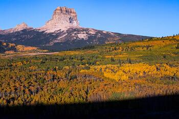Chief Mountain (Blackfoot -Ninaistako), located in Montana