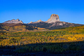 Chief Mountain (Blackfoot -Ninaistako), located in Montana