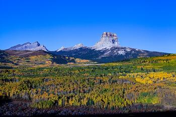 Chief Mountain (Blackfoot -Ninaistako), located in Montana