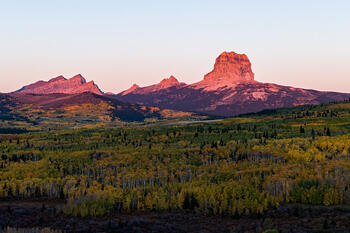 Chief Mountain (Blackfoot -Ninaistako), located in Montana