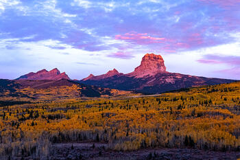 Chief Mountain (Blackfoot -Ninaistako), located in Montana