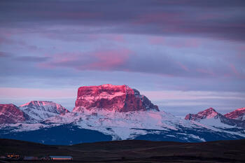 Chief Mountain (Blackfoot -Ninaistako), located in Montana