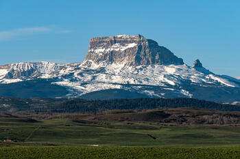 Chief Mountain (Blackfoot -Ninaistako), located in Montana