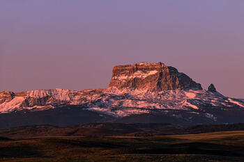 Chief Mountain (Blackfoot -Ninaistako), located in Montana