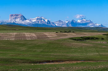 Chief Mountain (Blackfoot -Ninaistako), located in Montana