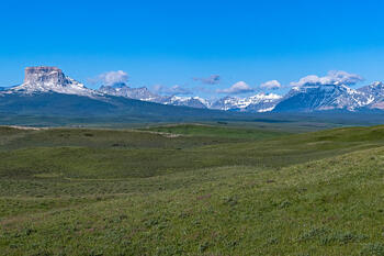 Chief Mountain (Blackfoot -Ninaistako), located in Montana