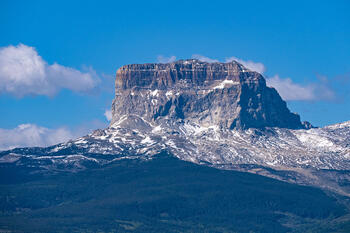 Chief Mountain (Blackfoot -Ninaistako), located in Montana