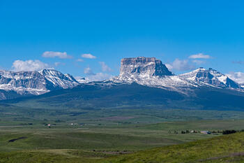 Chief Mountain (Blackfoot -Ninaistako), located in Montana