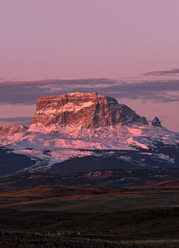 Chief Mountain (Blackfoot -Ninaistako), located in Montana
