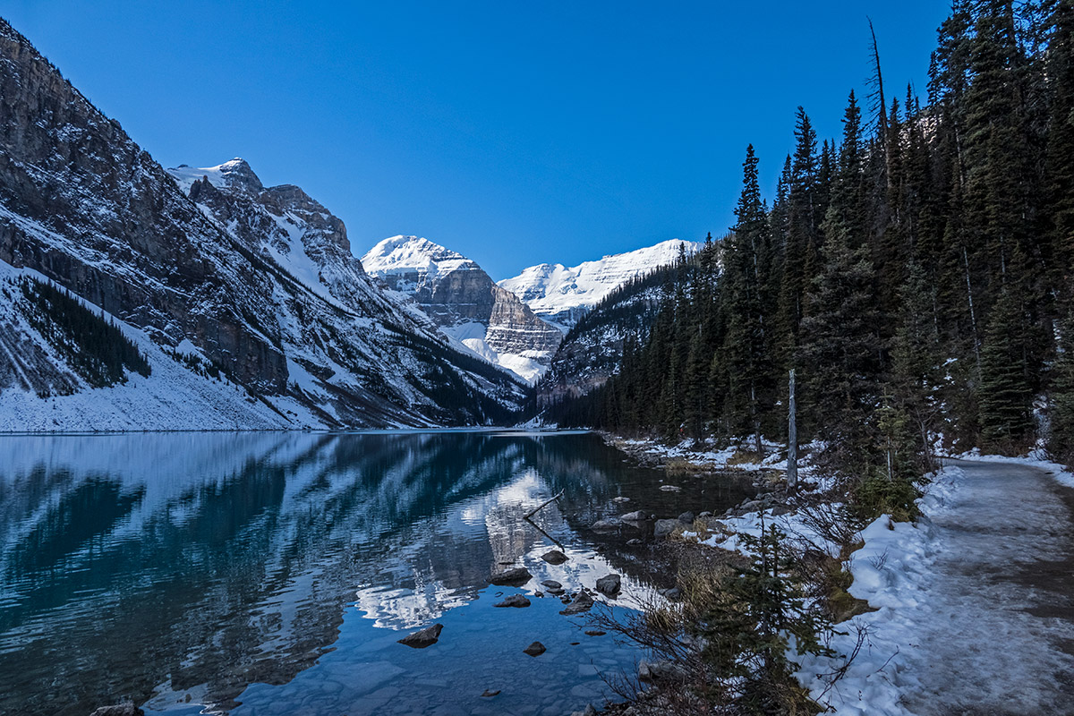 Lake Louise in early spring
